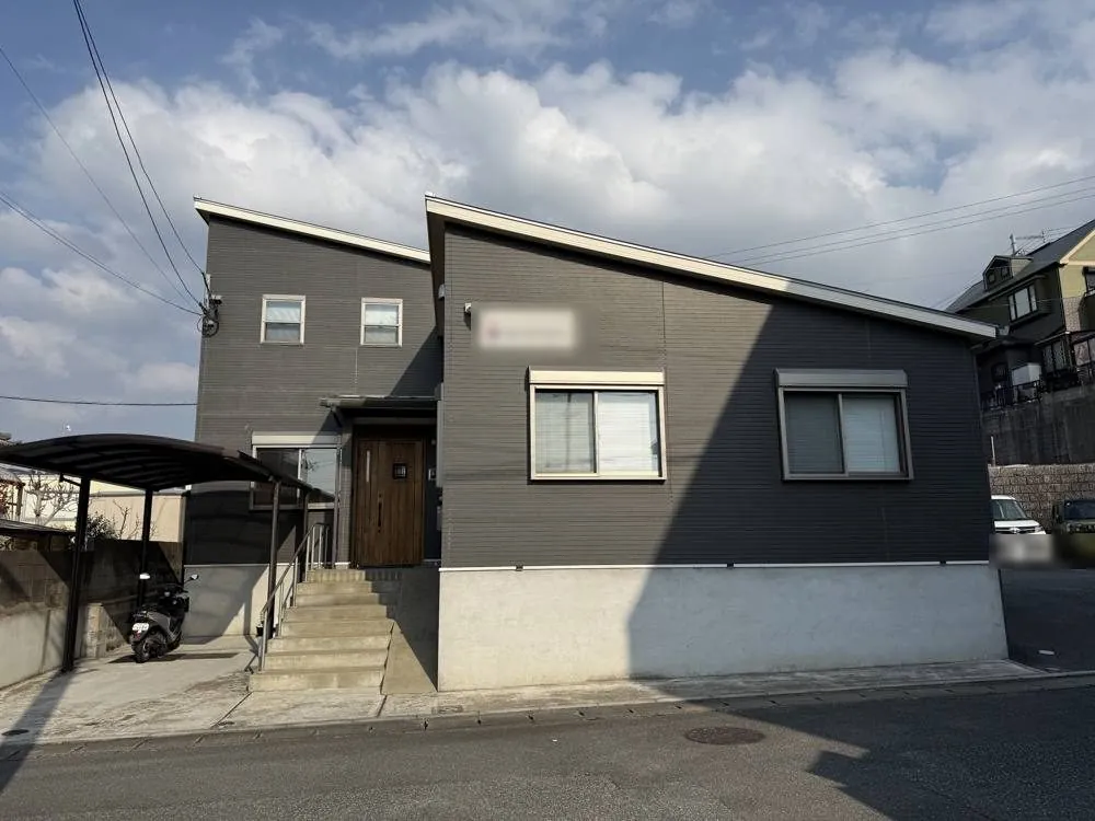 粕屋町 F様邸 外壁塗装工事 施工前